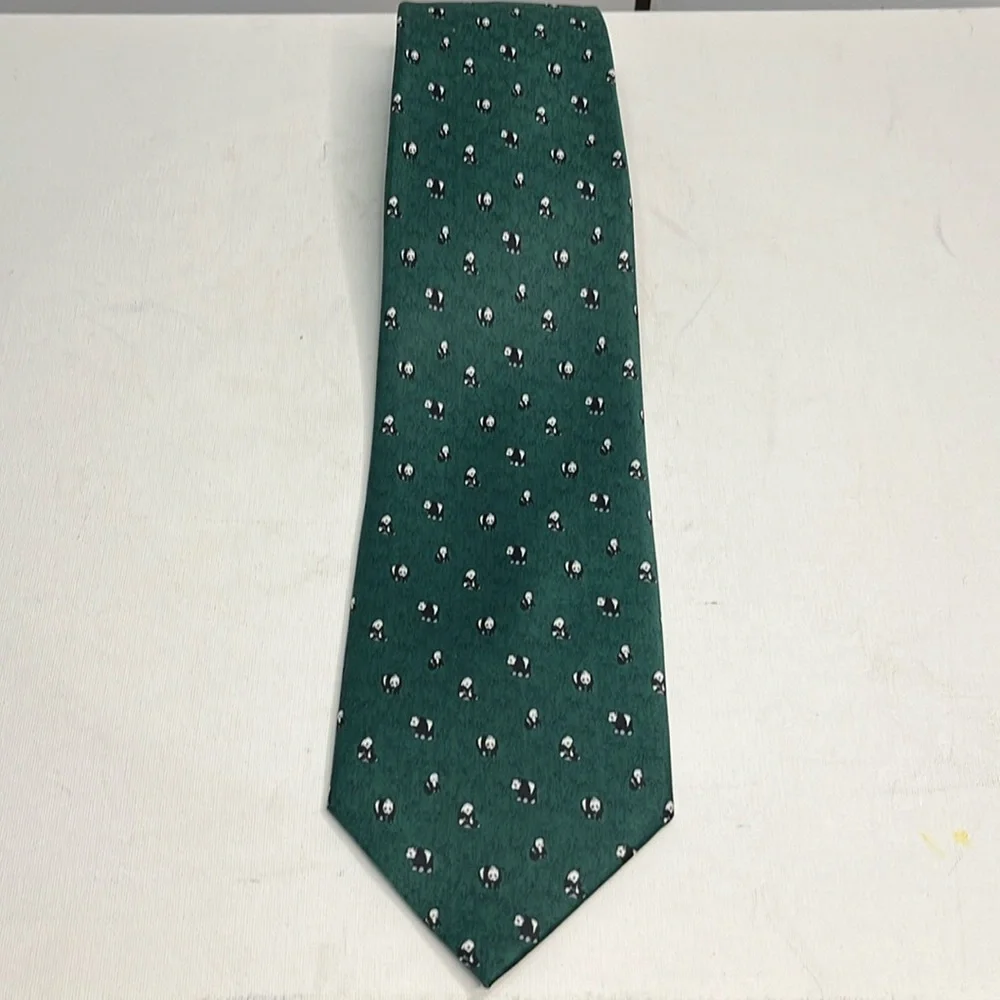 Giorgio Armani Cravatte Panda Bear Necktie - Picture 2 of 4